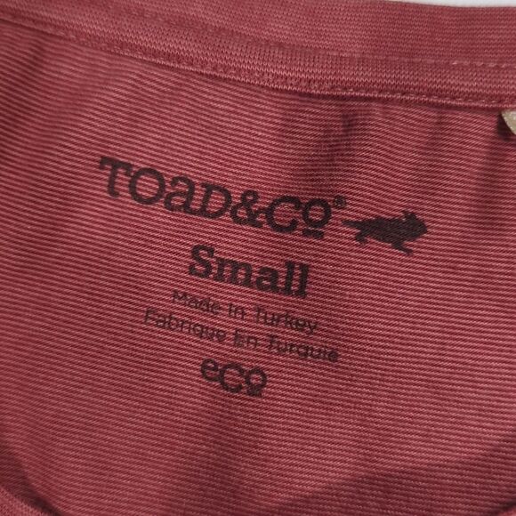 Toad&Co Dress Womens Small Rusty Red Knee Length Faro Dress - Picture 5 of 10